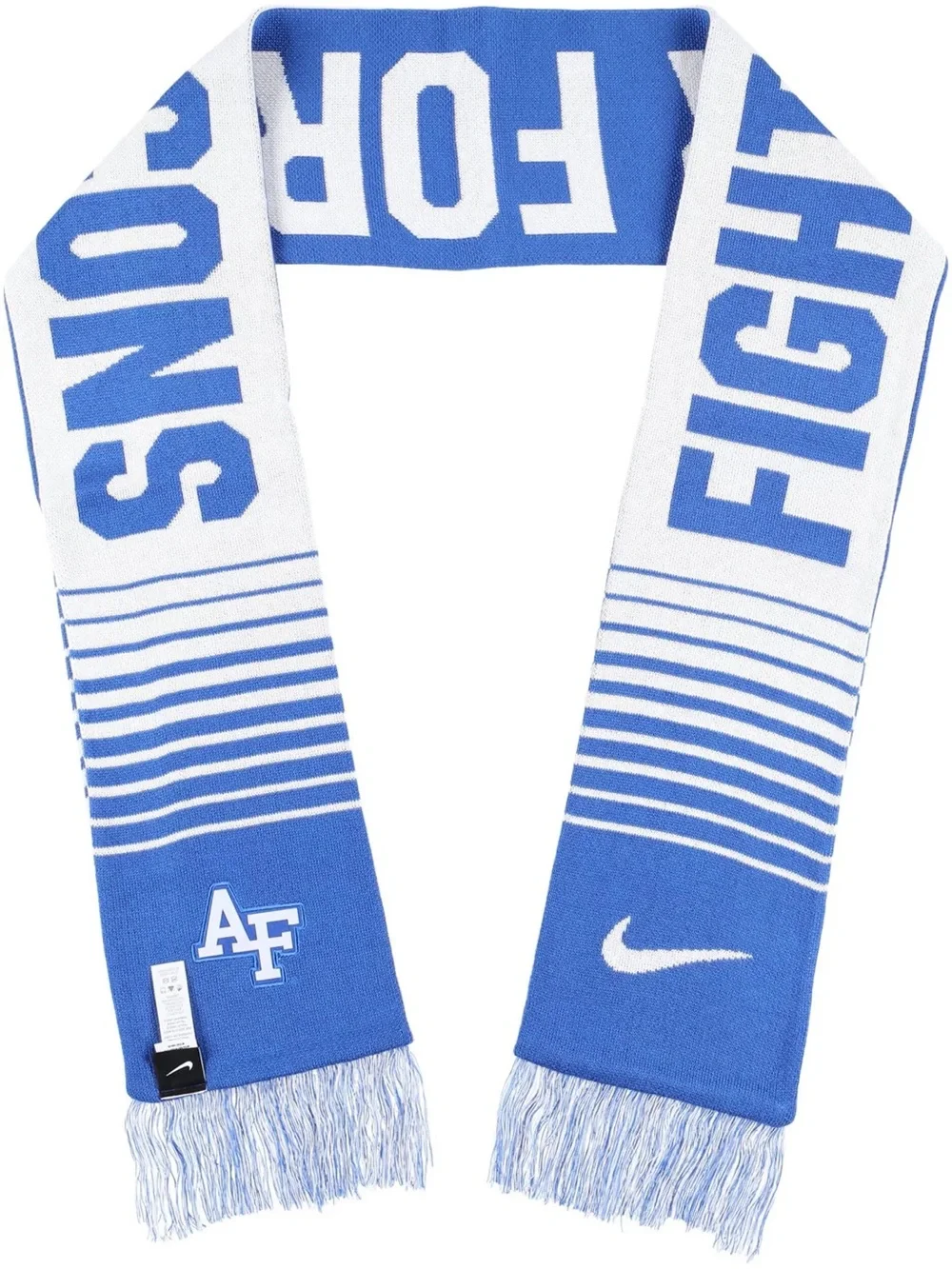 Nike Air Force Falcons Space Force Rivalry Scarf Blue- One Size